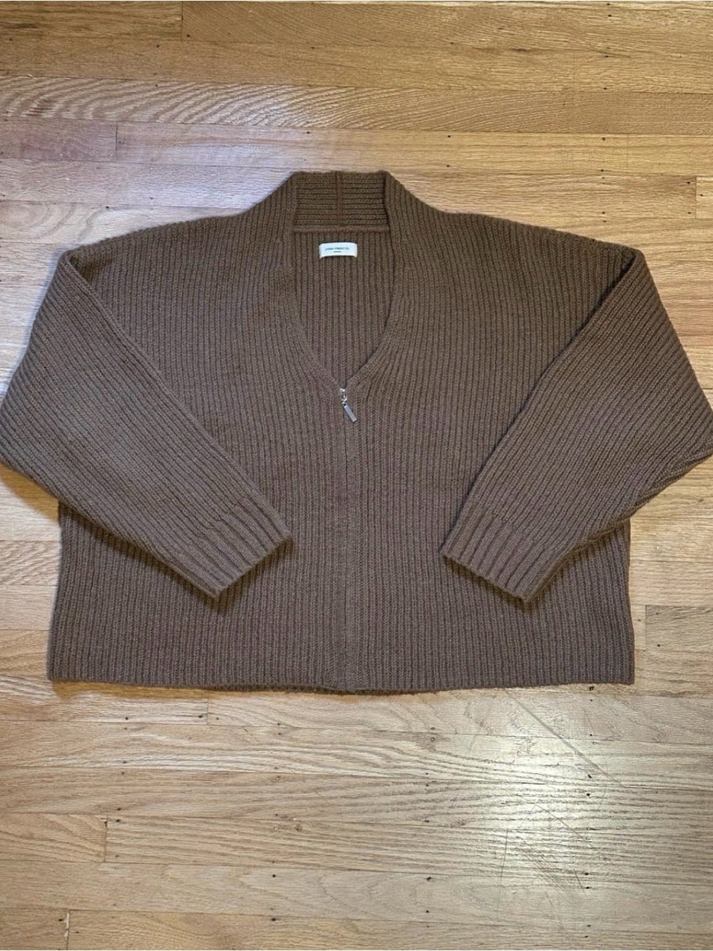 James Street Co Zip Fran Cardigan